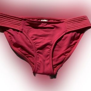 Seafolly pink bathing suit bottom size 6